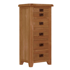 Cambridge Oak 5 Drawer Chest