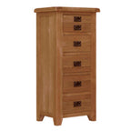 Cambridge Oak 5 Drawer Chest