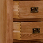 Cambridge Oak 5 Drawer Chest