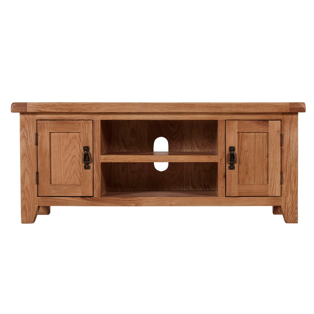 Cambridge Oak Large TV Unit