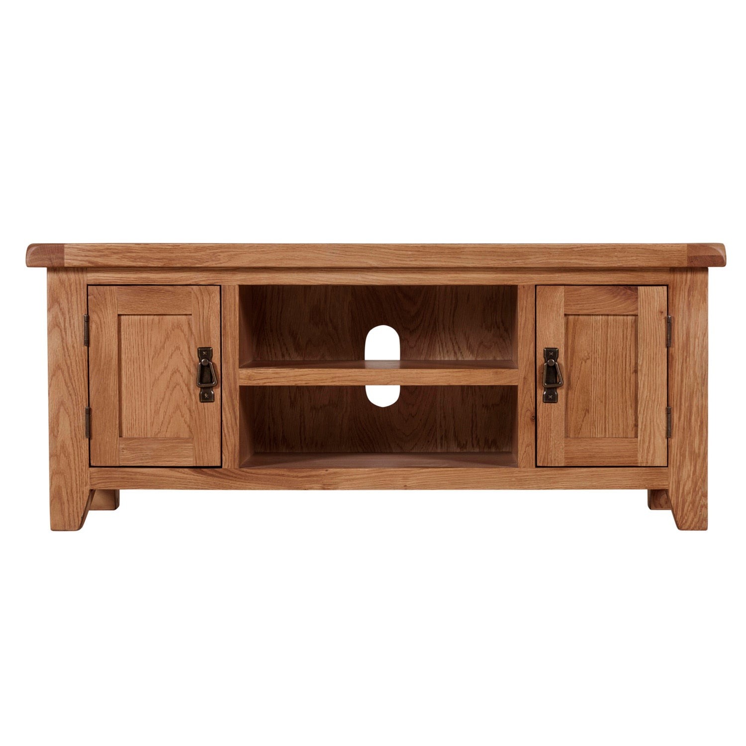 Cambridge Oak Large TV Unit