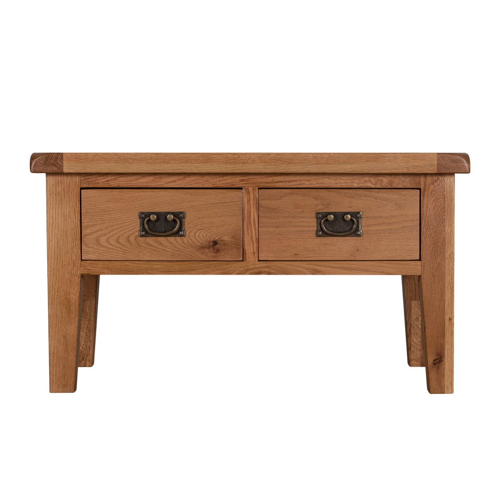 Cambridge Oak Coffee Table with Drawers