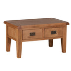 Cambridge Oak Coffee Table with Drawers