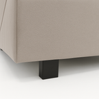 Bantry 3ft Single Fabric Bed | Latte