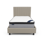 Bantry 3ft Single Fabric Bed | Latte