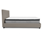 Bantry 3ft Single Fabric Bed | Latte