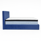 Bantry 3ft Single Ottoman Fabric Bed | Midnight Blue