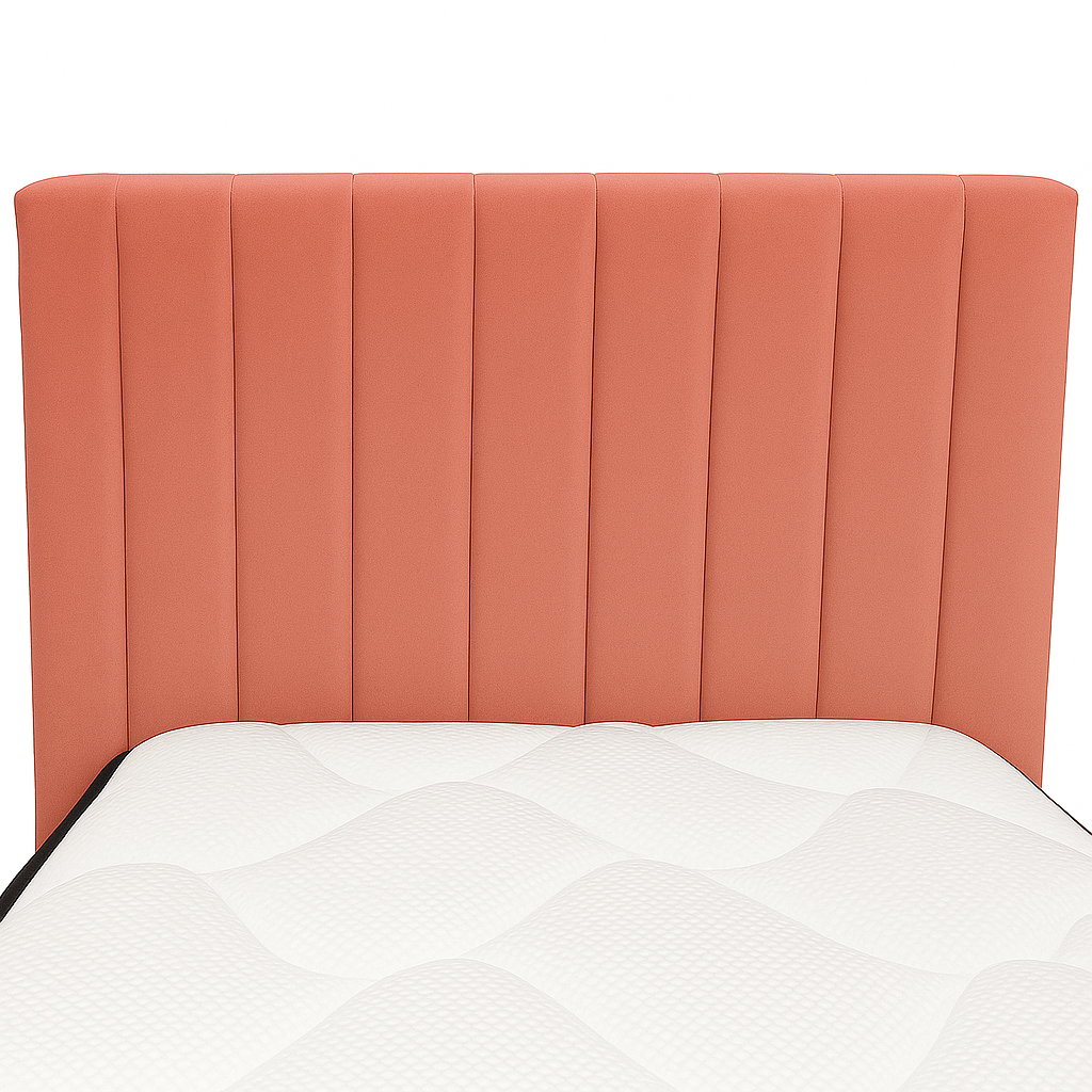 Bantry 3ft Single Ottoman Fabric Bed | Rose