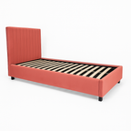 Bantry 3ft Single Fabric Bed | Rose