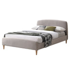 Otley 4ft 6' Double Fabric Bed | Brown