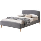 Otley 4ft 6' Double Fabric Bed | Charcoal