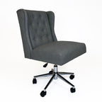 Amelia Swivel Office Chair | Grey