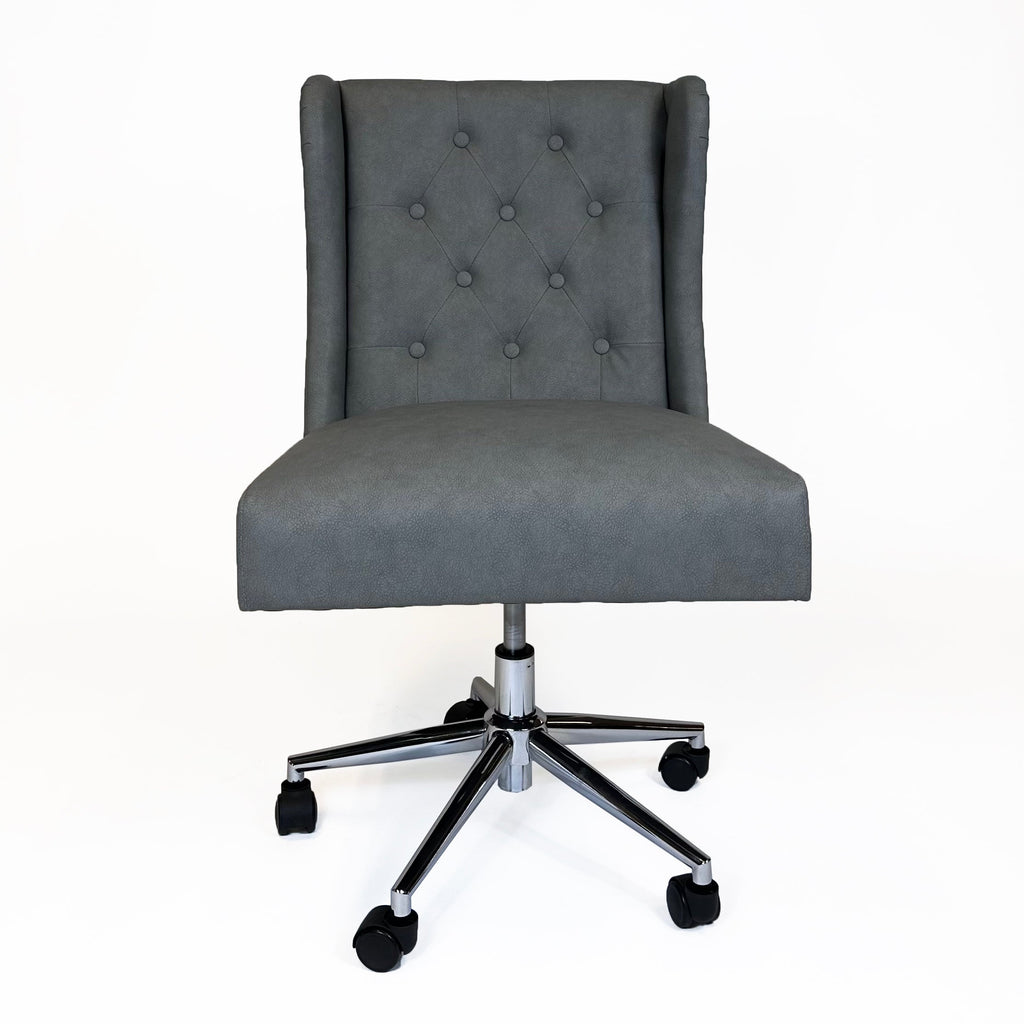 Amelia Swivel Office Chair | Grey