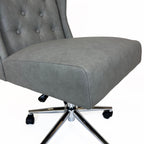 Amelia Swivel Office Chair | Grey