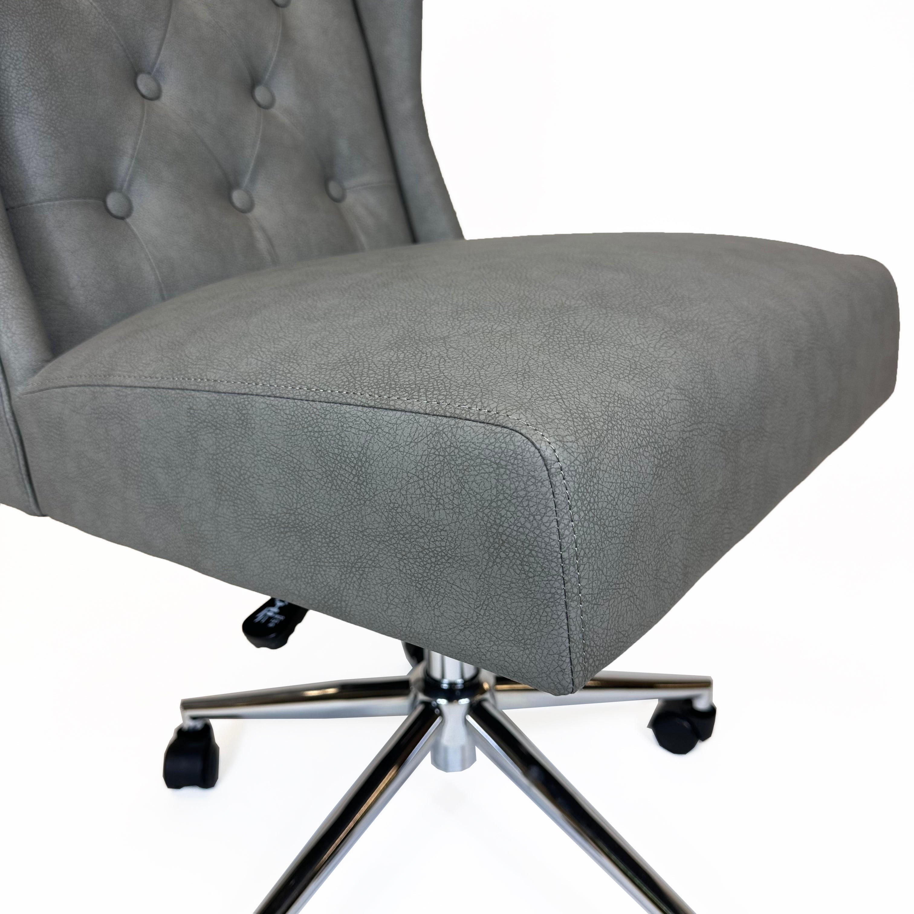 Amelia Swivel Office Chair | Grey