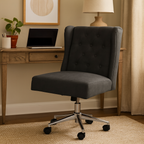 Amelia Swivel Office Chair | Black