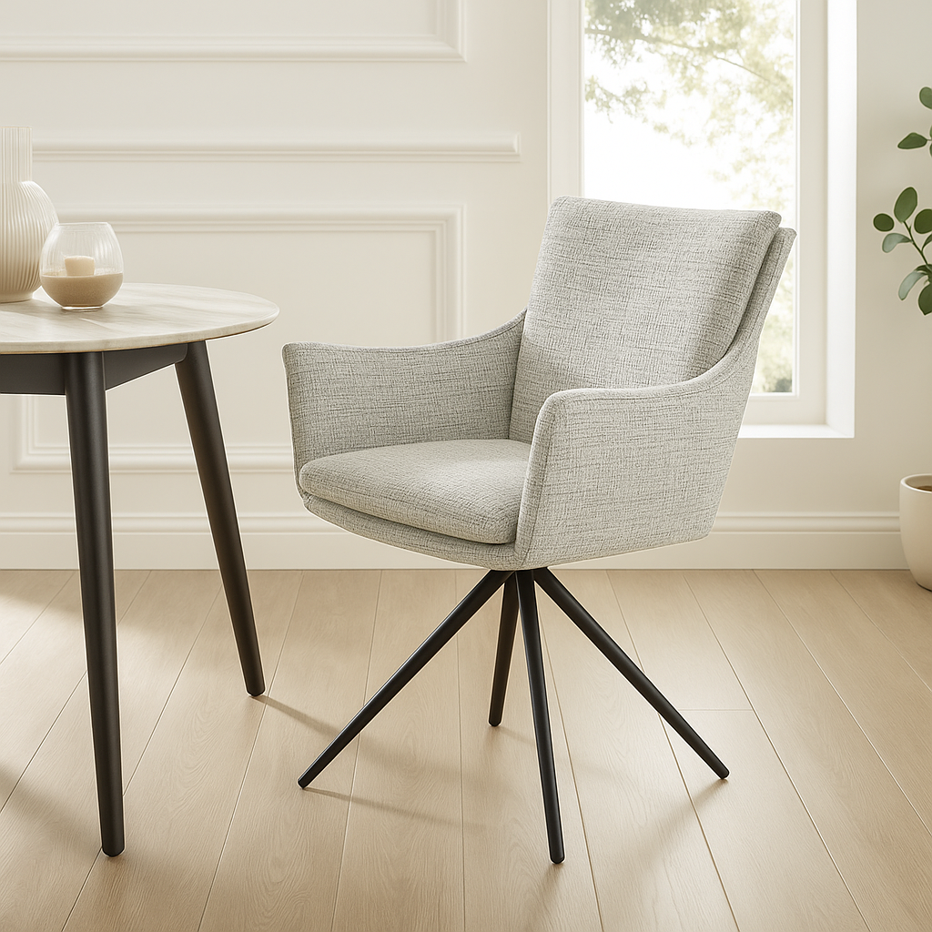 Austin Boucle Dining Chair | Beige