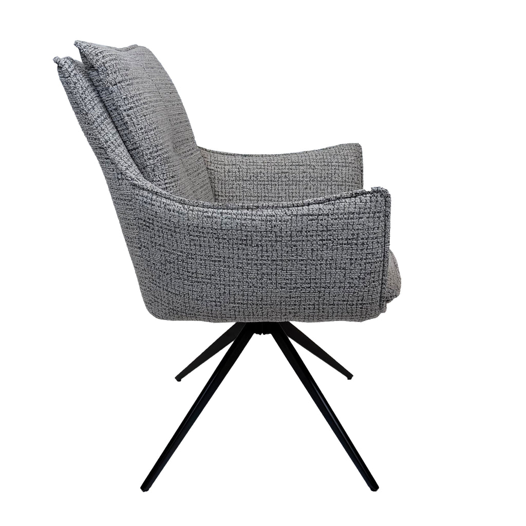 Austin Boucle Dining Chair | Smudge Grey
