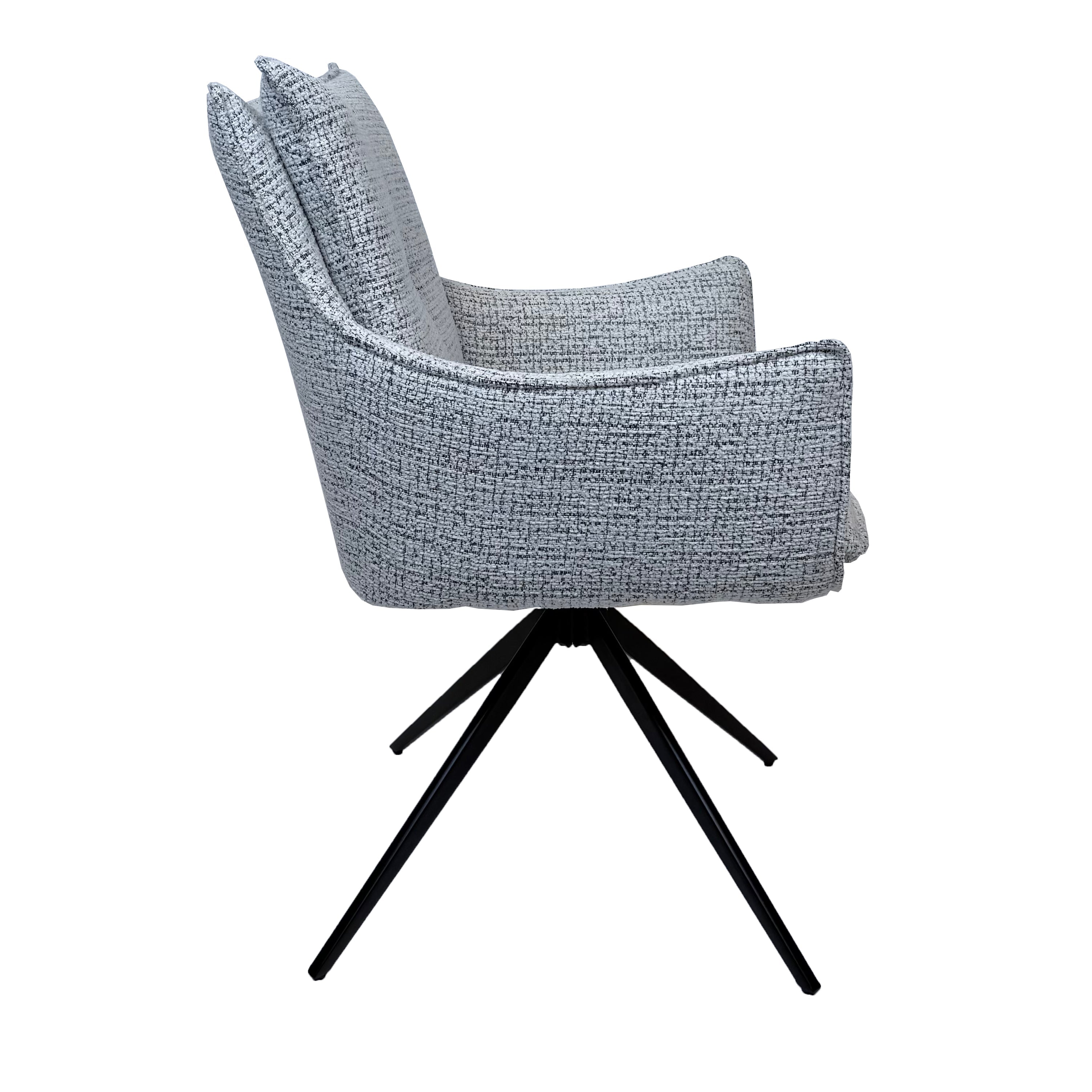 Austin Boucle Dining Chair | Grey