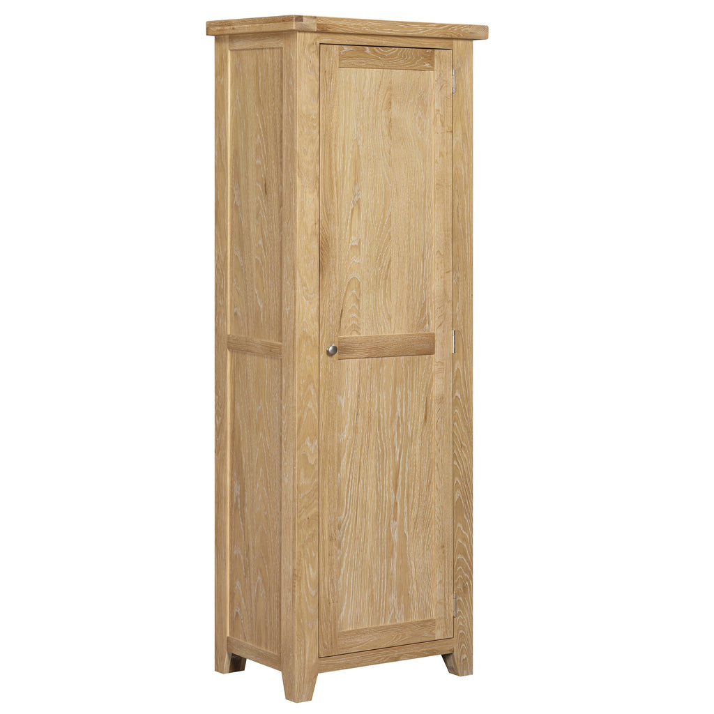 Bath Whitewash Oak Pantry Unit