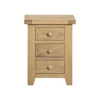 Bath Whitewash Oak Bedside Cabinet