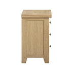 Bath Whitewash Oak Bedside Cabinet