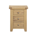 Bath Whitewash Oak Bedside Cabinet