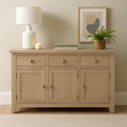 Bath Whitewash Oak Large Sideboard