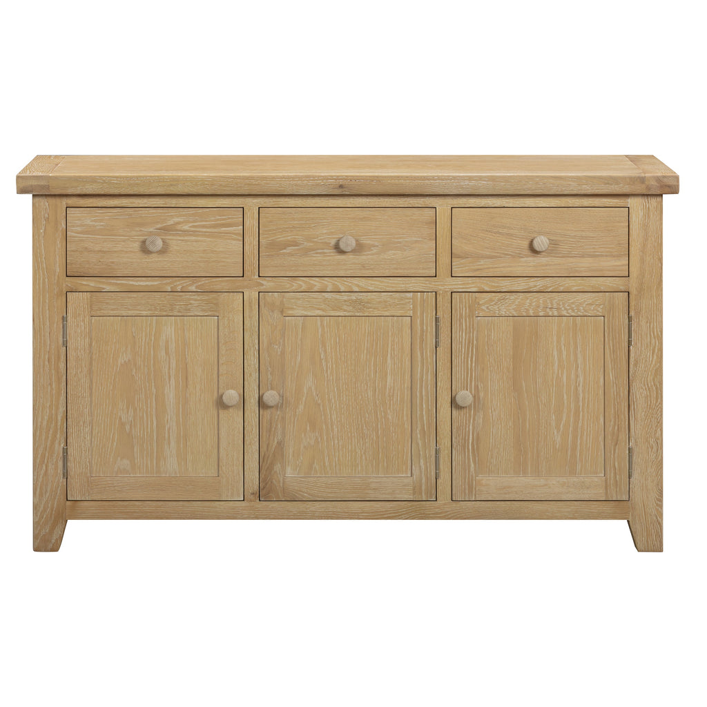 Bath Whitewash Oak Large Sideboard