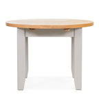Gloucester Grey Round Extending Dining Table (1.1 m-1.5 m)