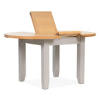 Gloucester Grey Round Extending Dining Table (1.1 m-1.5 m)