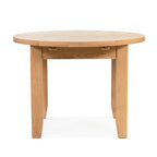 Gloucester Oak Round Extending Dining Table (1.1 m-1.5 m)