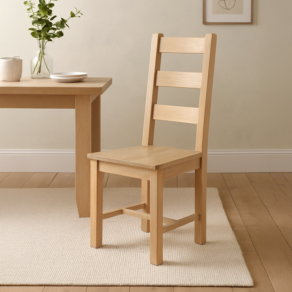 Bath Whitewash Oak Dining Chair