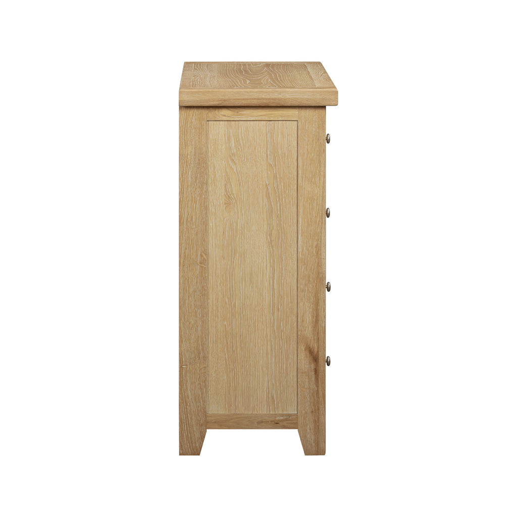 Bath Whitewash Oak 2 Over 3 Chest Of Drawers