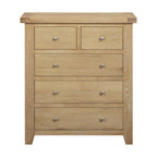 Bath Whitewash Oak 2 Over 3 Chest Of Drawers