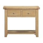 Bath Whitewash Oak Console Table