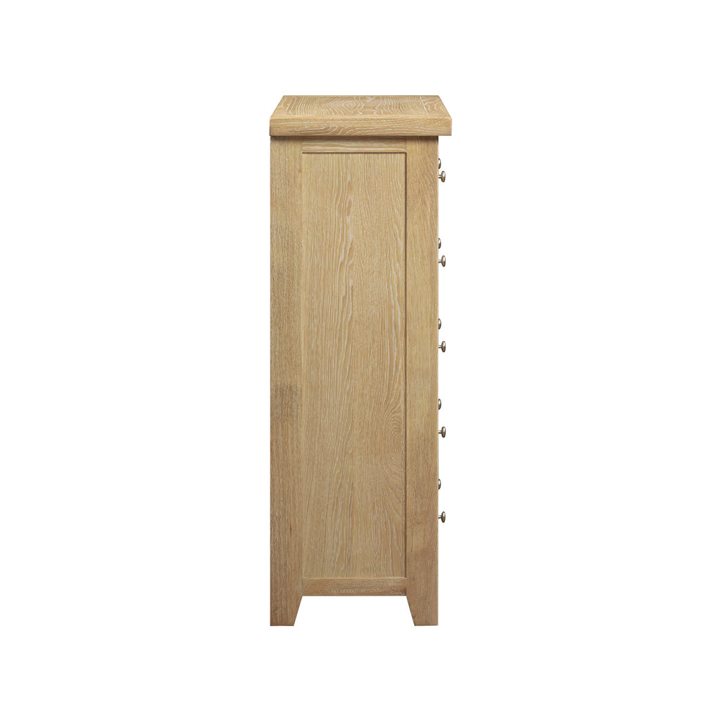 Bath Whitewash Oak 2 Over 4 Chest of Drawers