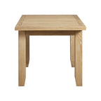 Bath Whitewash Oak Small Extending Dining Table (1.2 m-1.5 m)