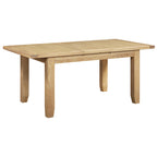Bath Whitewash Oak Medium Extending Dining Table (1.4 m-1.8 m)