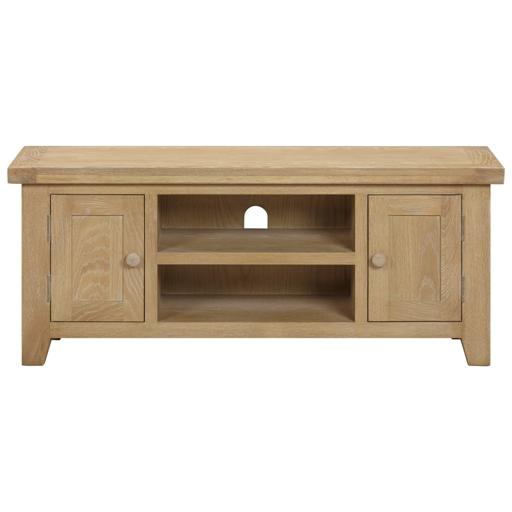 Bath Whitewash Oak Large TV Unit