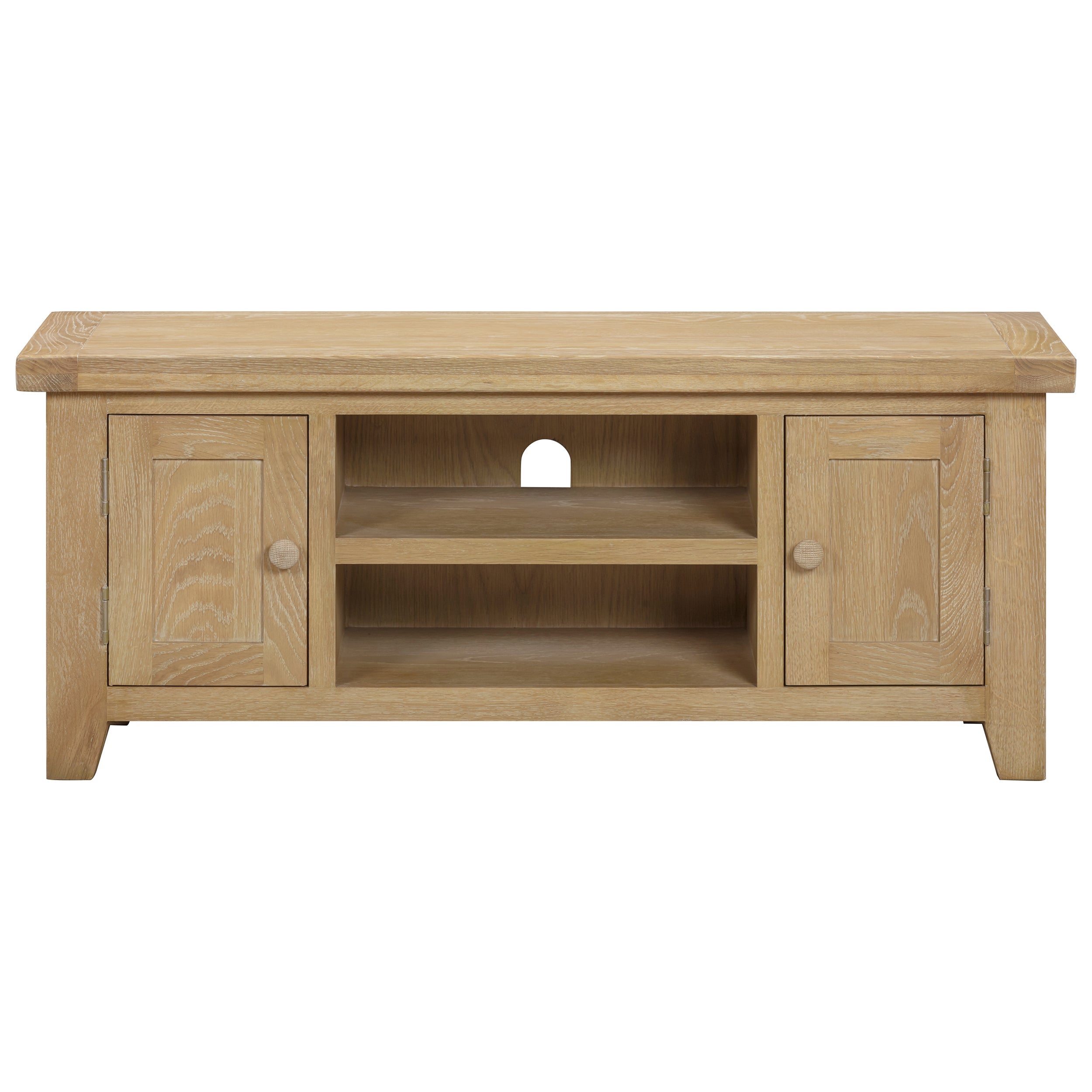 Bath Whitewash Oak Large TV Unit