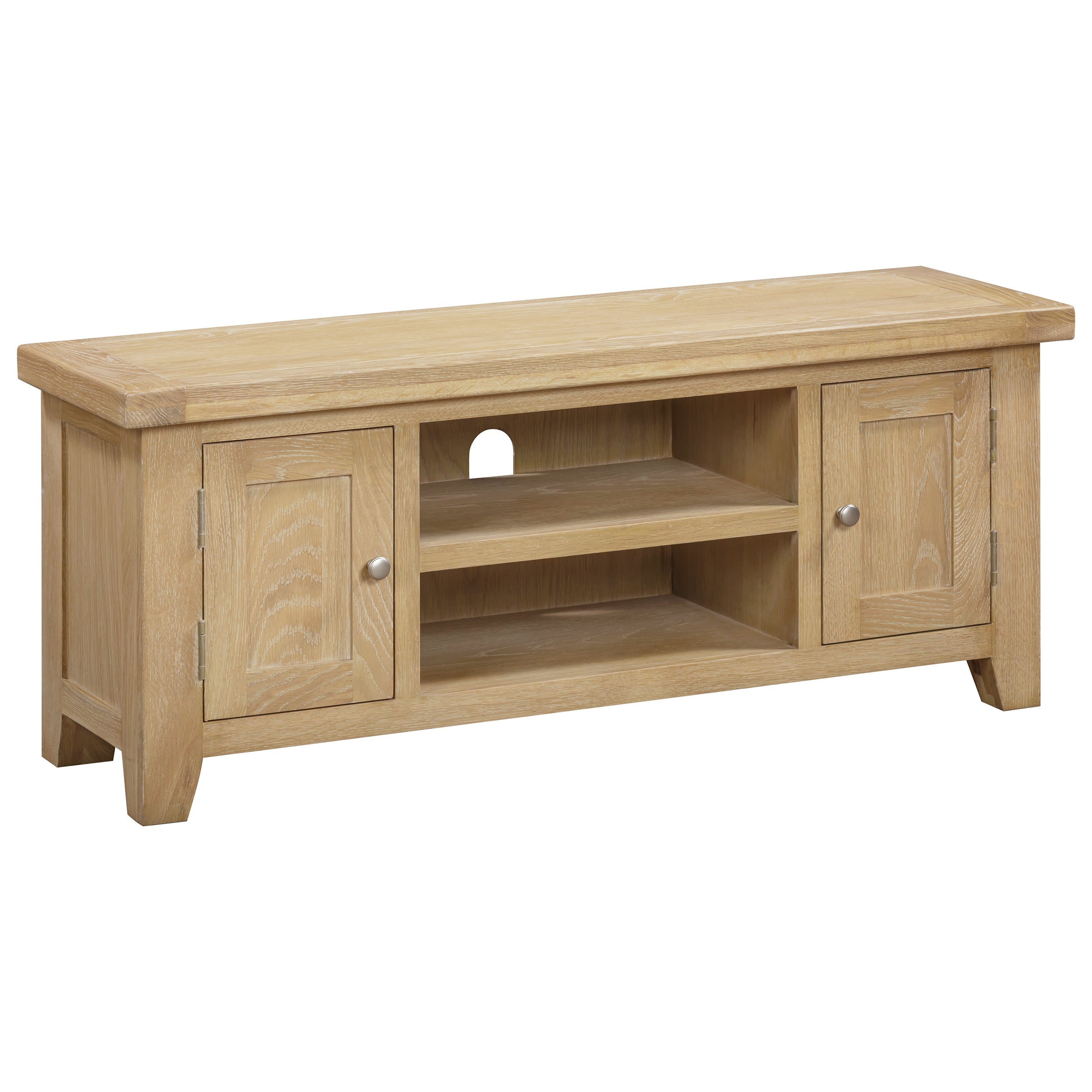 Bath Whitewash Oak Large TV Unit