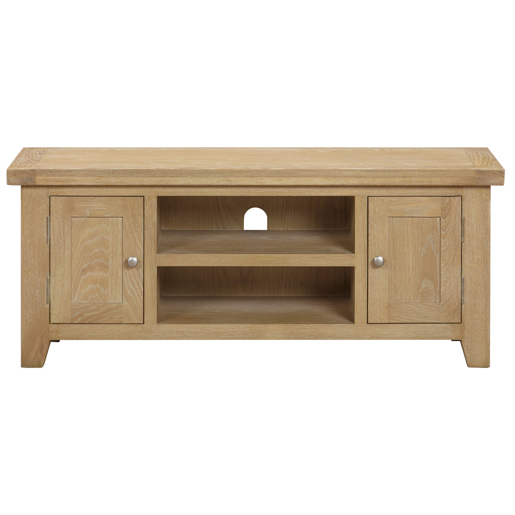 Bath Whitewash Oak Large TV Unit
