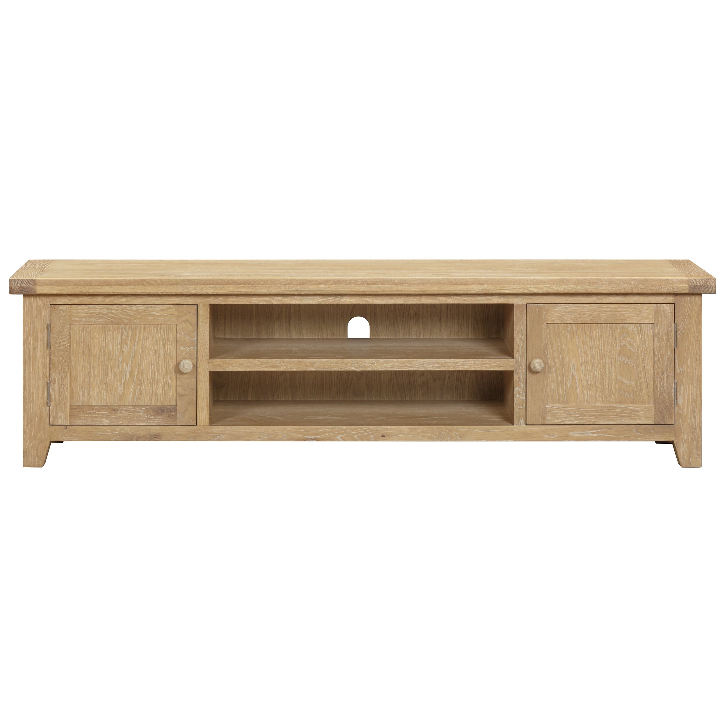 Bath Whitewash Oak Extra Large TV Unit