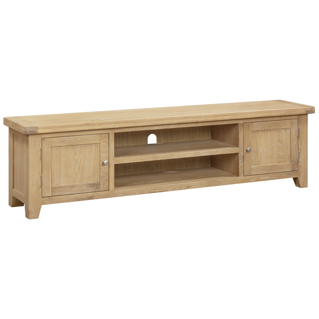Bath Whitewash Oak Extra Large TV Unit