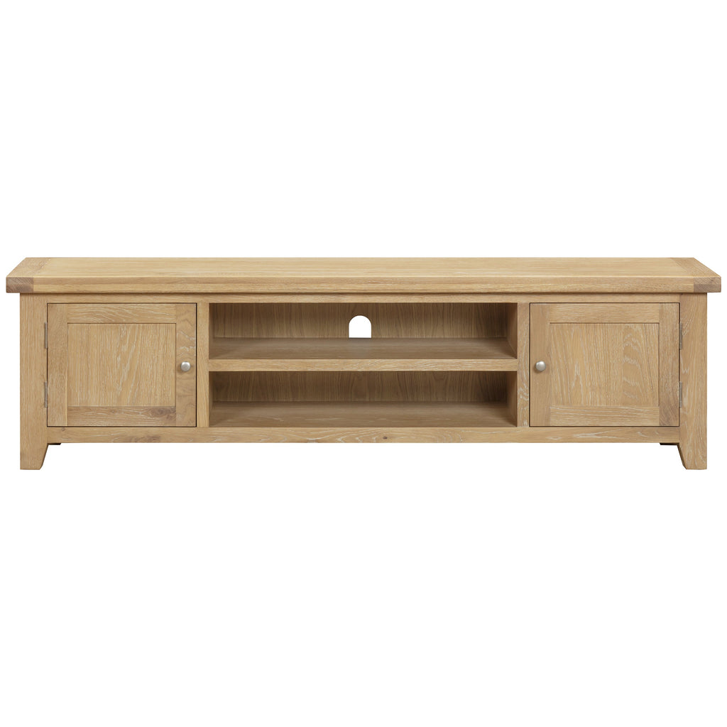 Bath Whitewash Oak Extra Large TV Unit
