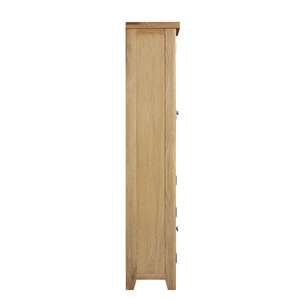Bath Whitewash Oak Display Cabinet
