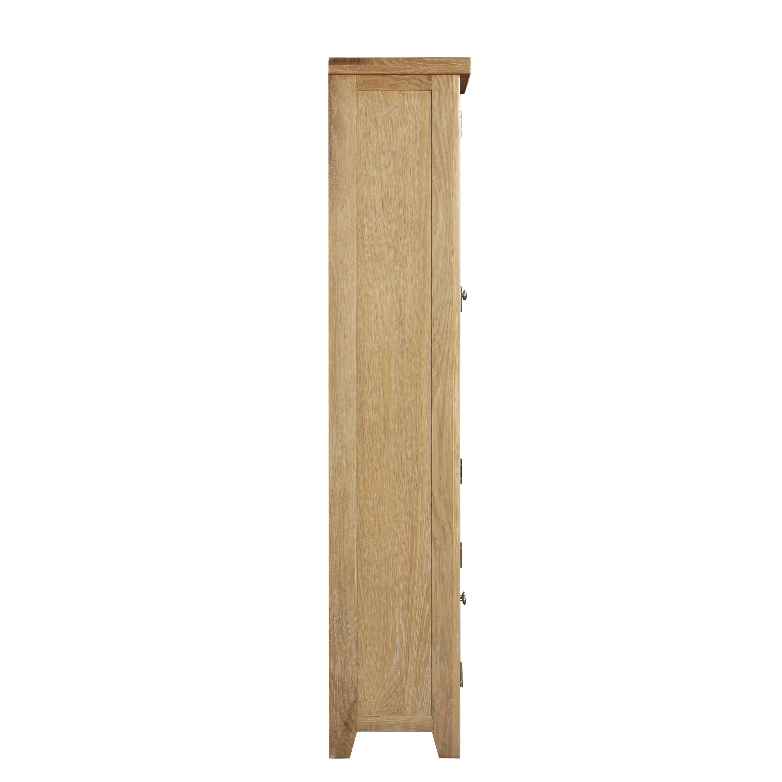 Bath Whitewash Oak Display Cabinet