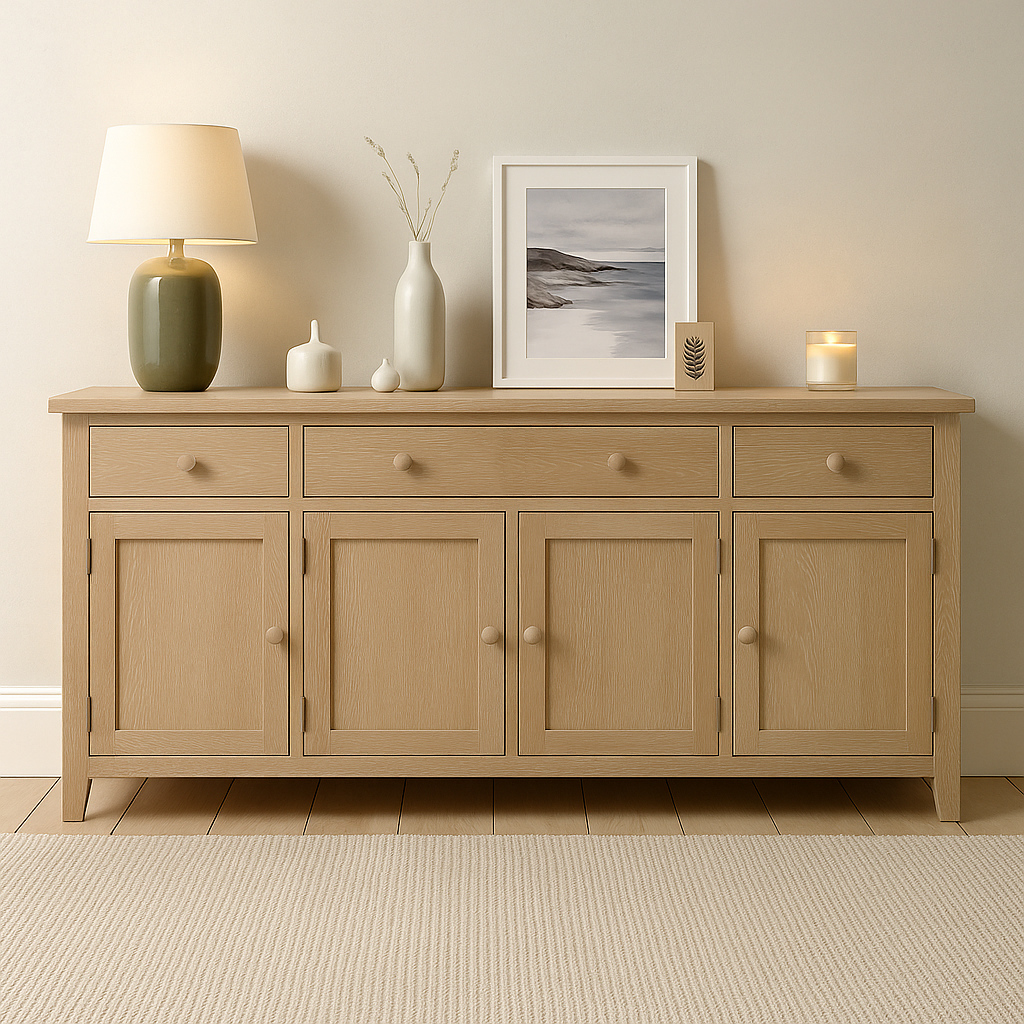 Bath Whitewash Oak Grande Sideboard