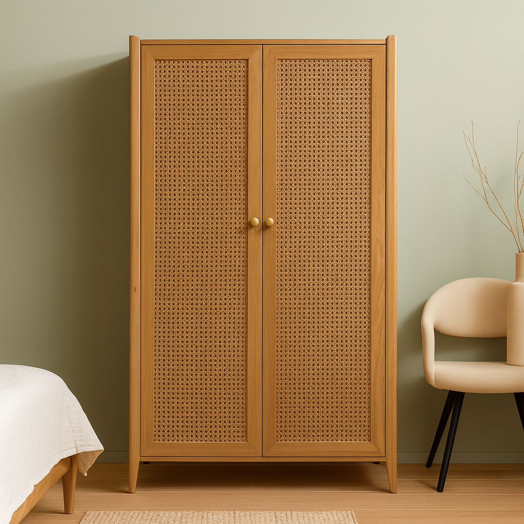 Bali Rattan Full Hanging Wardrobe